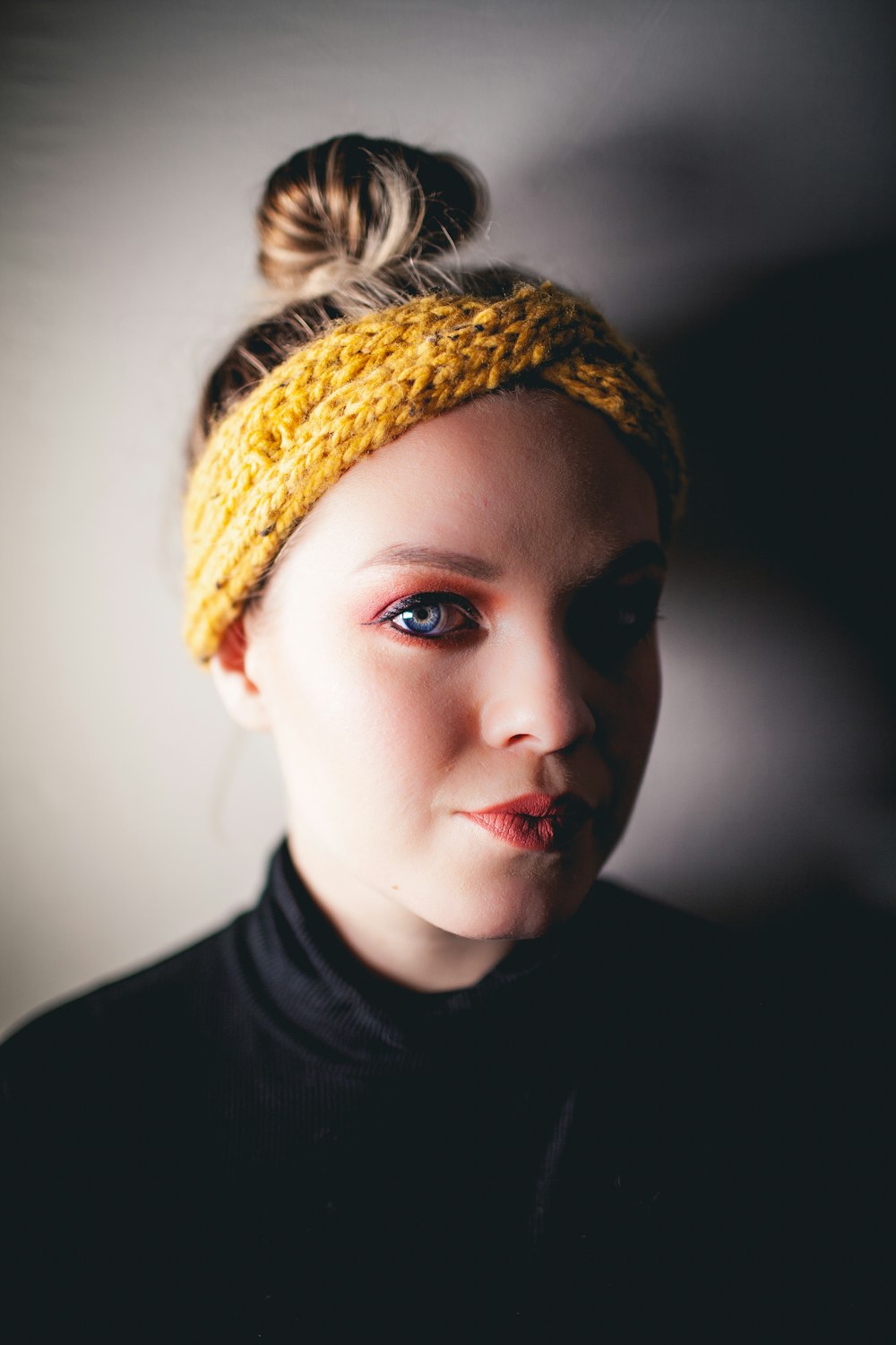 women's yellow headband