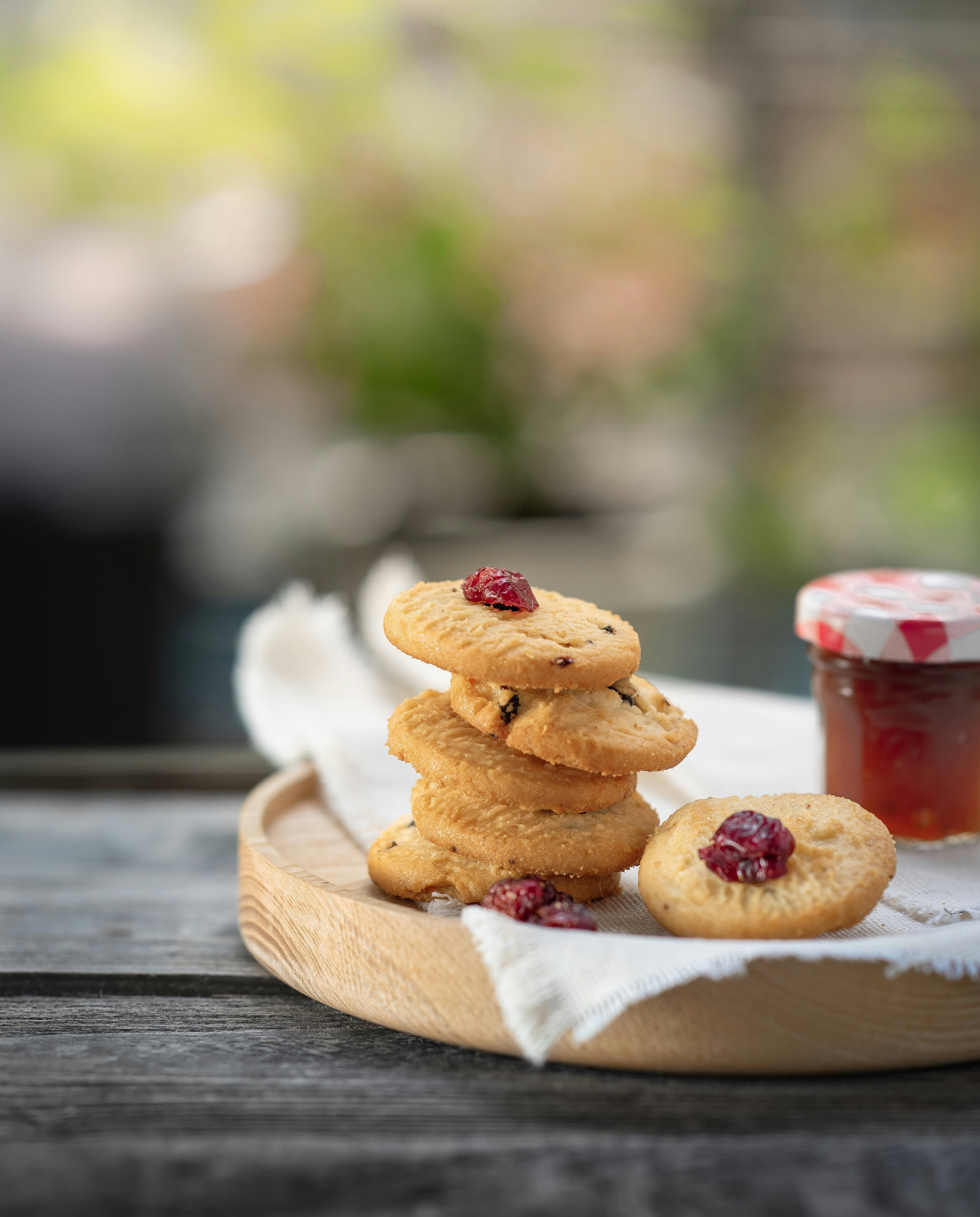 茶色のクッキー