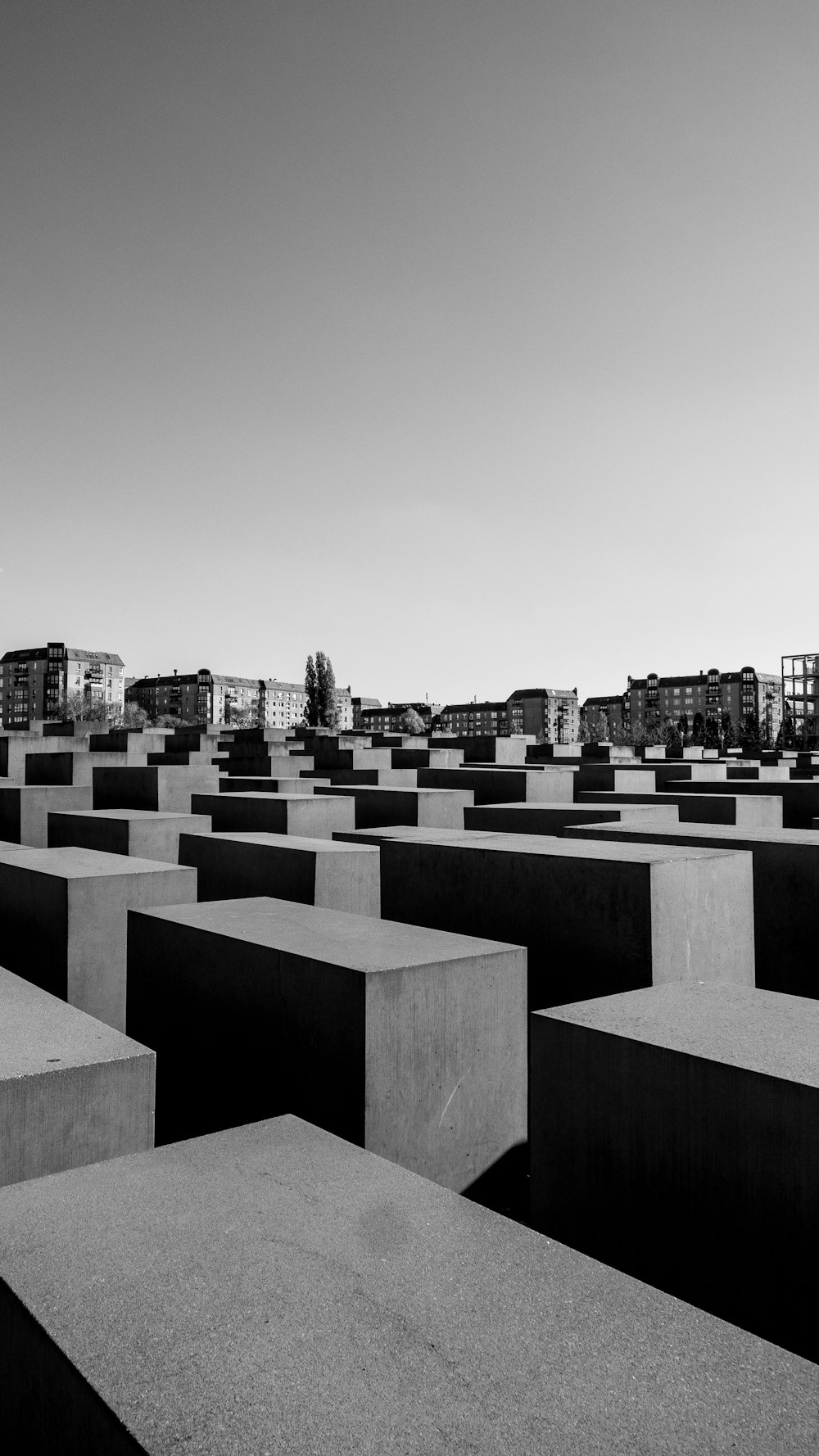 grayscale photo of buildings