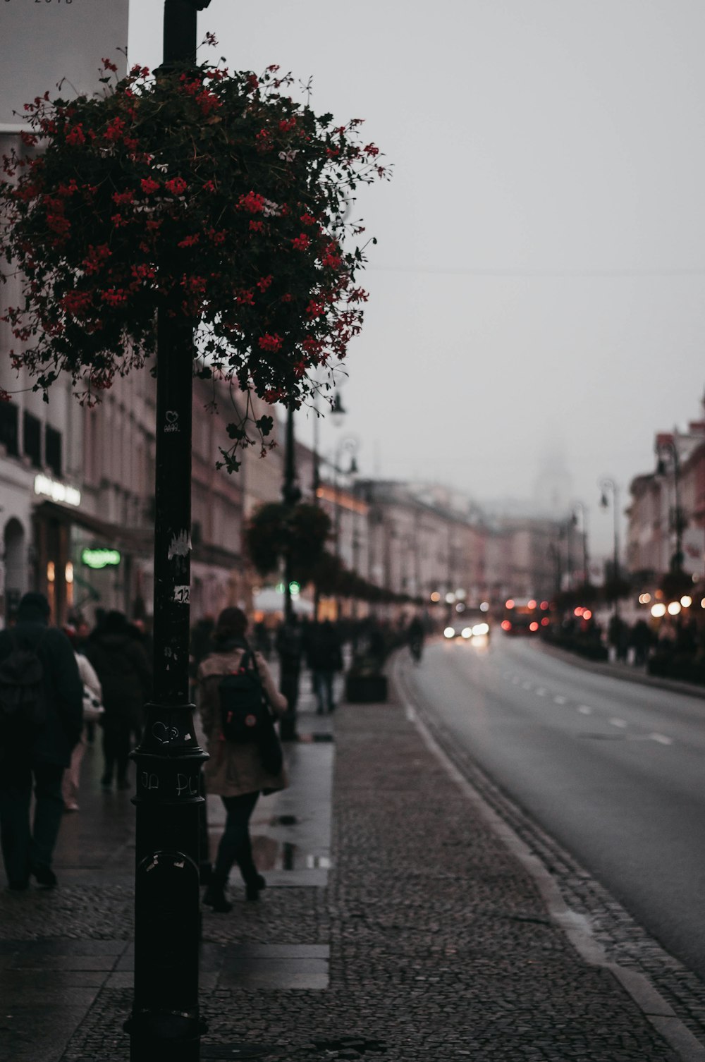 road with people