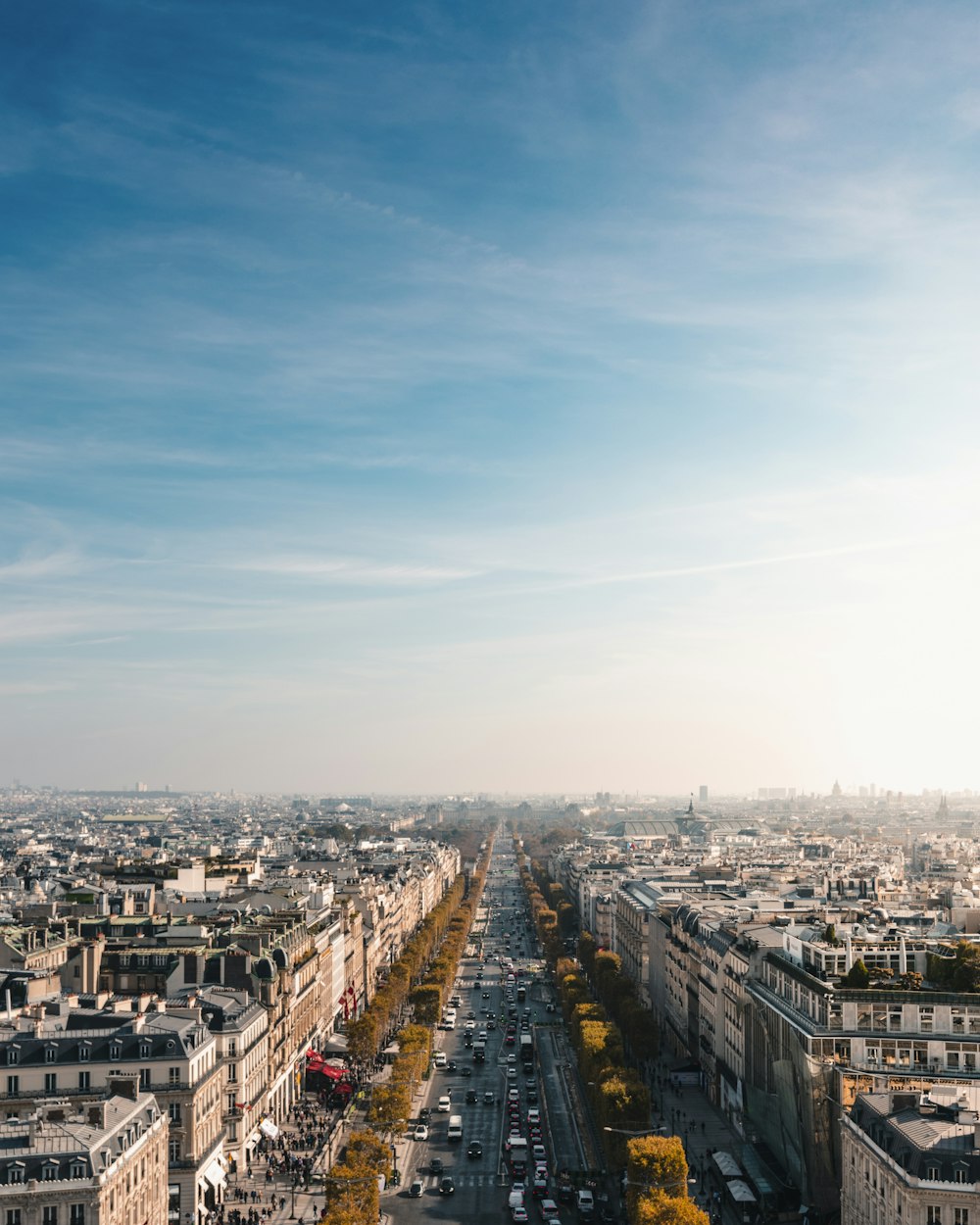 Paysage urbain pendant la journée