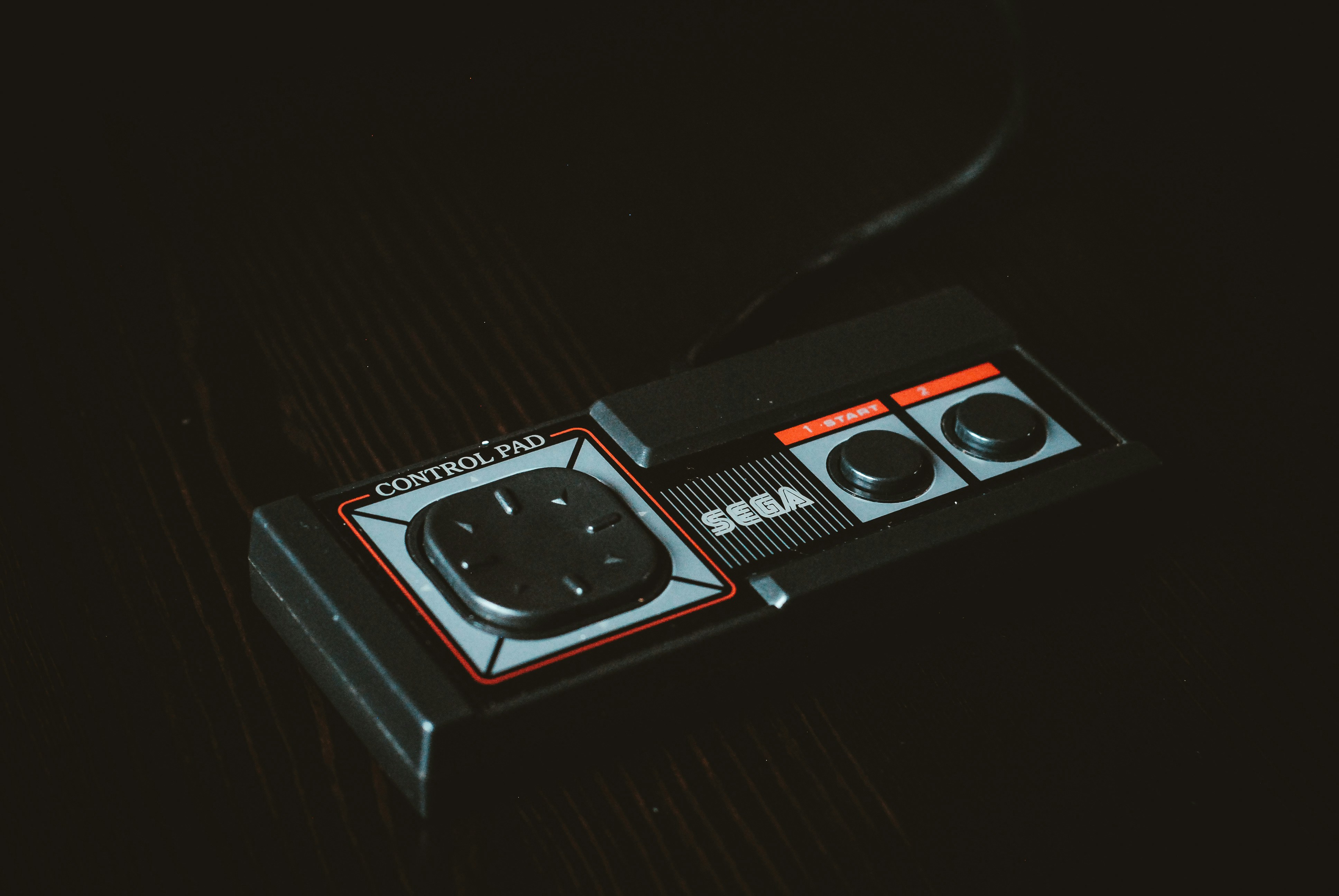 Black Sega control pad