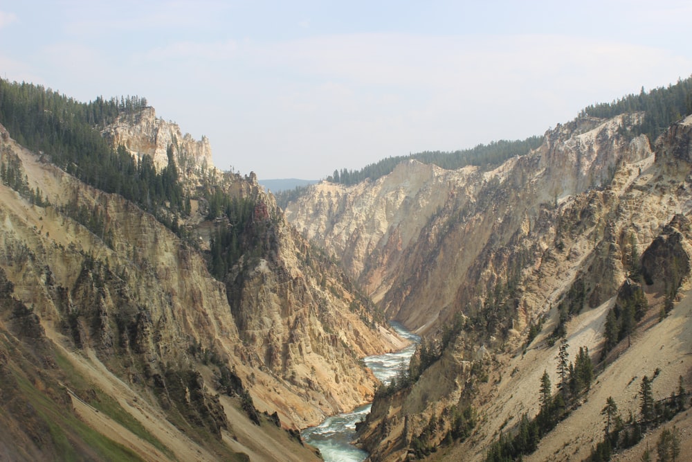 aerial photography of mountains