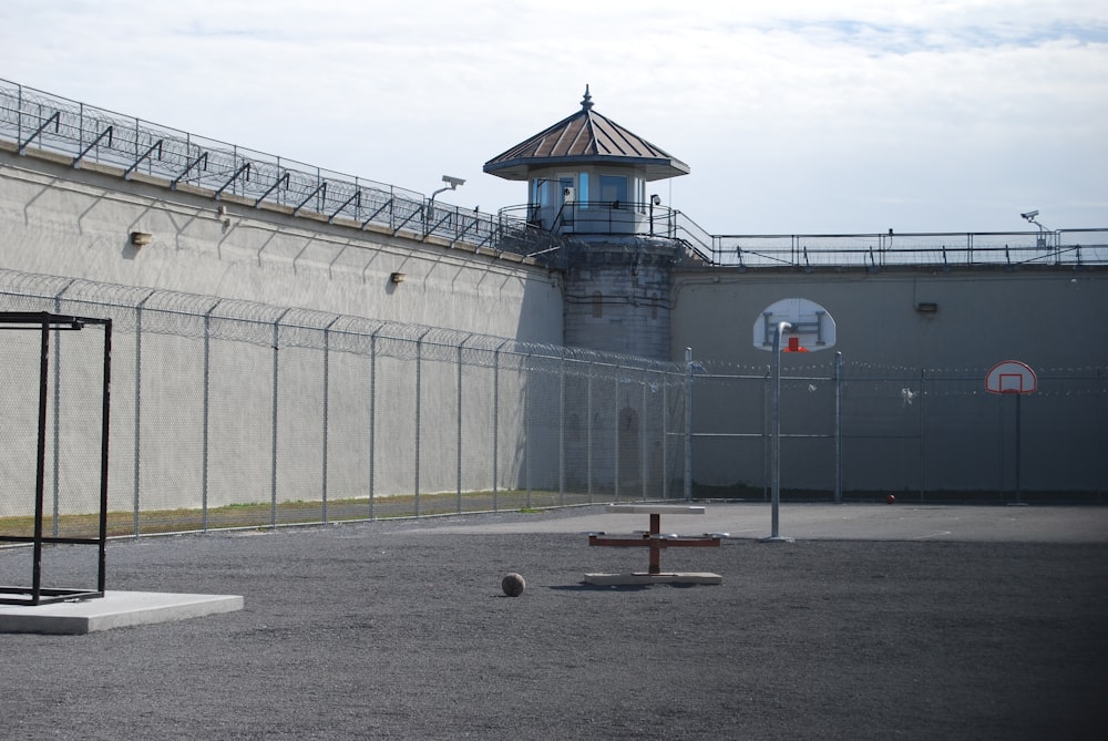 prison backyard