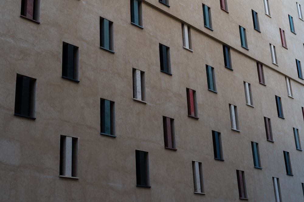 assorted-color building windows