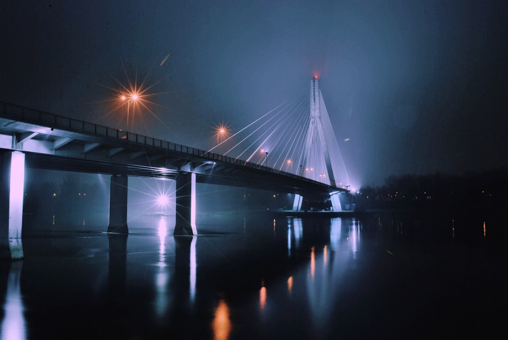 grey concrete bridge