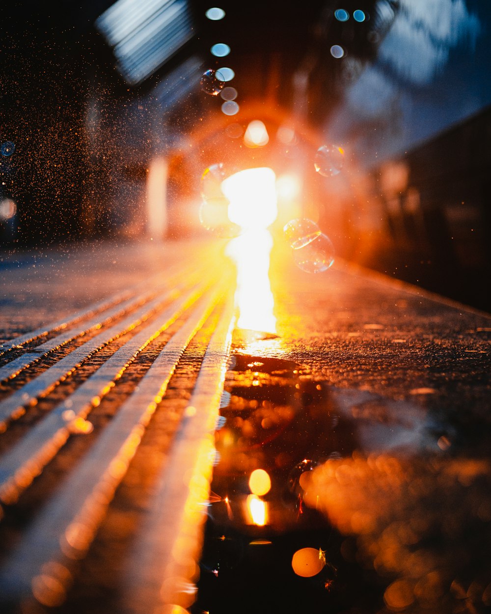 La luz del sol vista en la apertura de la estación