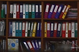 Picture of a professional arranging files and folders on a shelf