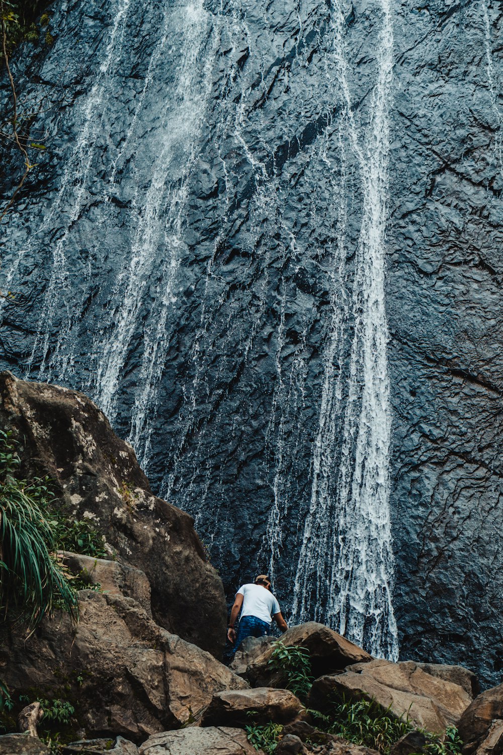 person doing hiking during daytime