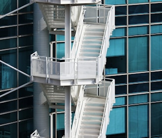 four white stairs