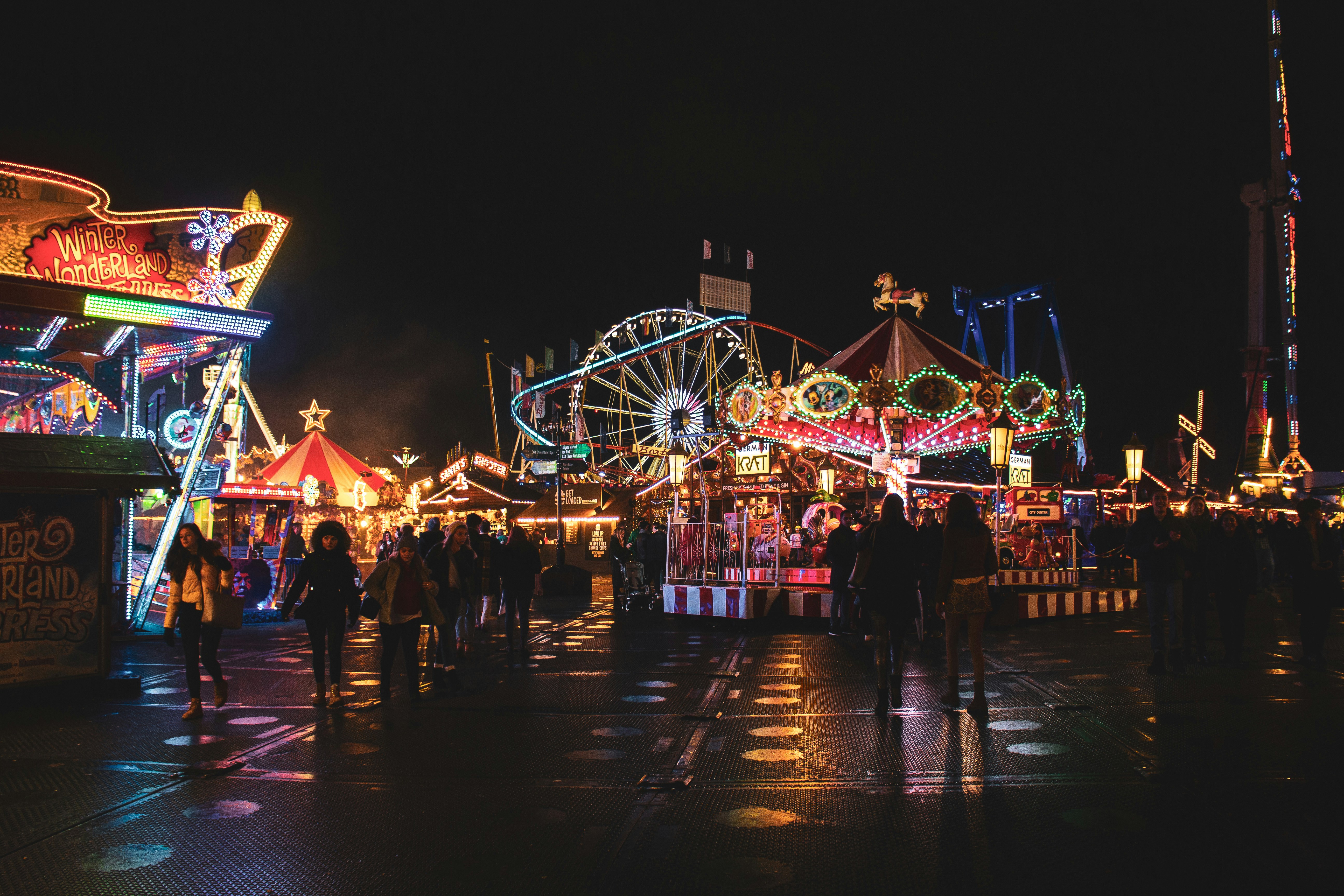 Winter Wonderland Hyde Park in London