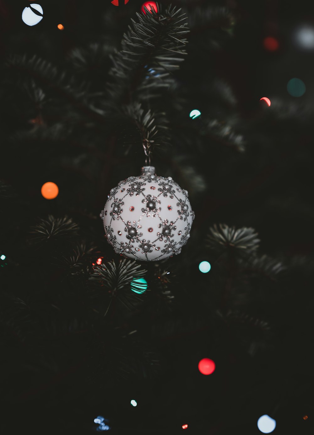 white ornament décor