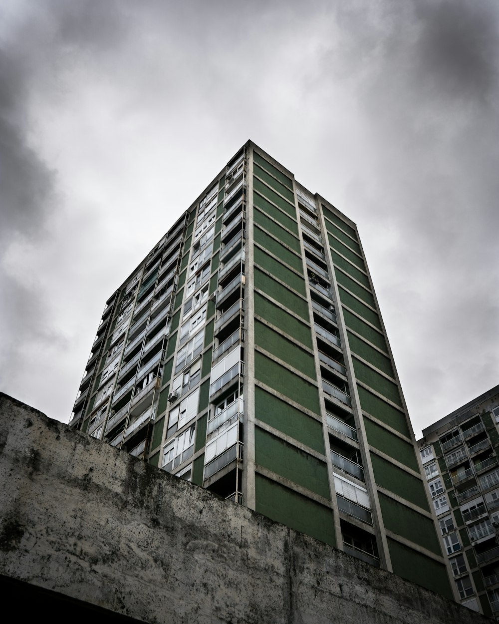 low angle photography of building