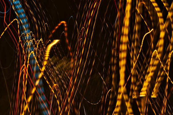 An abstract video frame showing dynamic shapes and colors in motion.