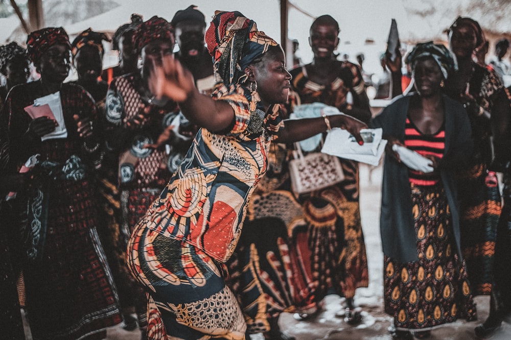 selective focus photography of people dancing