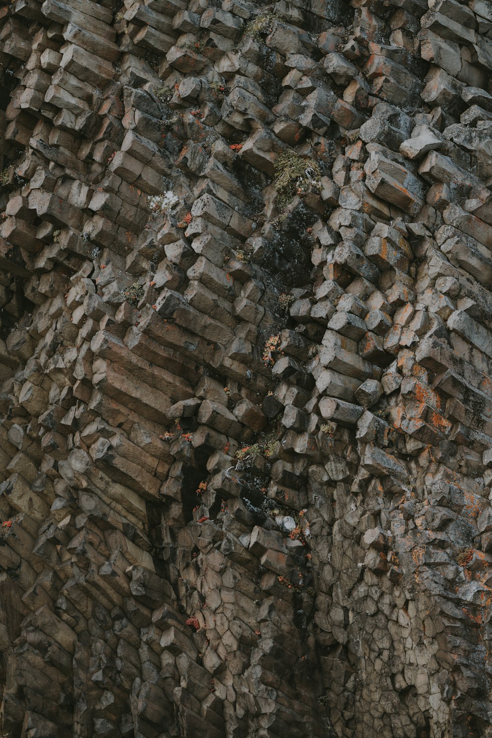 aerial photography of rock formation at daytime