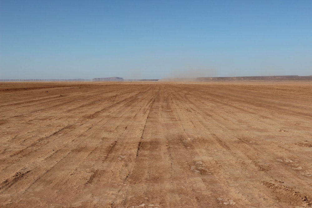 brown soil field