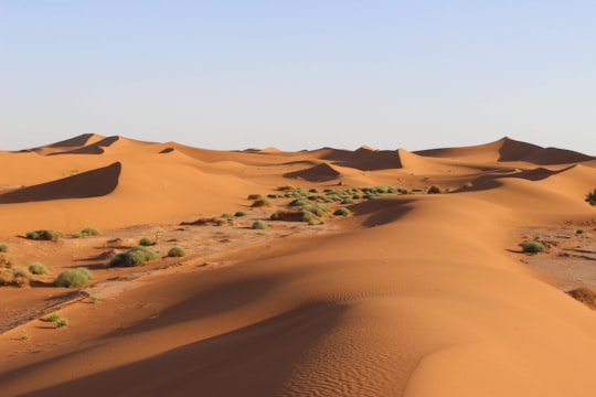 sand dune field in Erg Chegaga Morocco