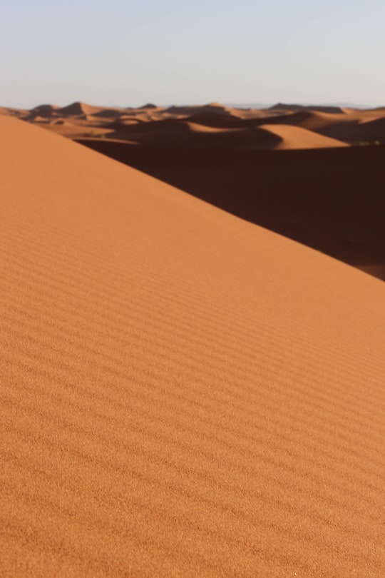 brown sand in Erg Chegaga Morocco