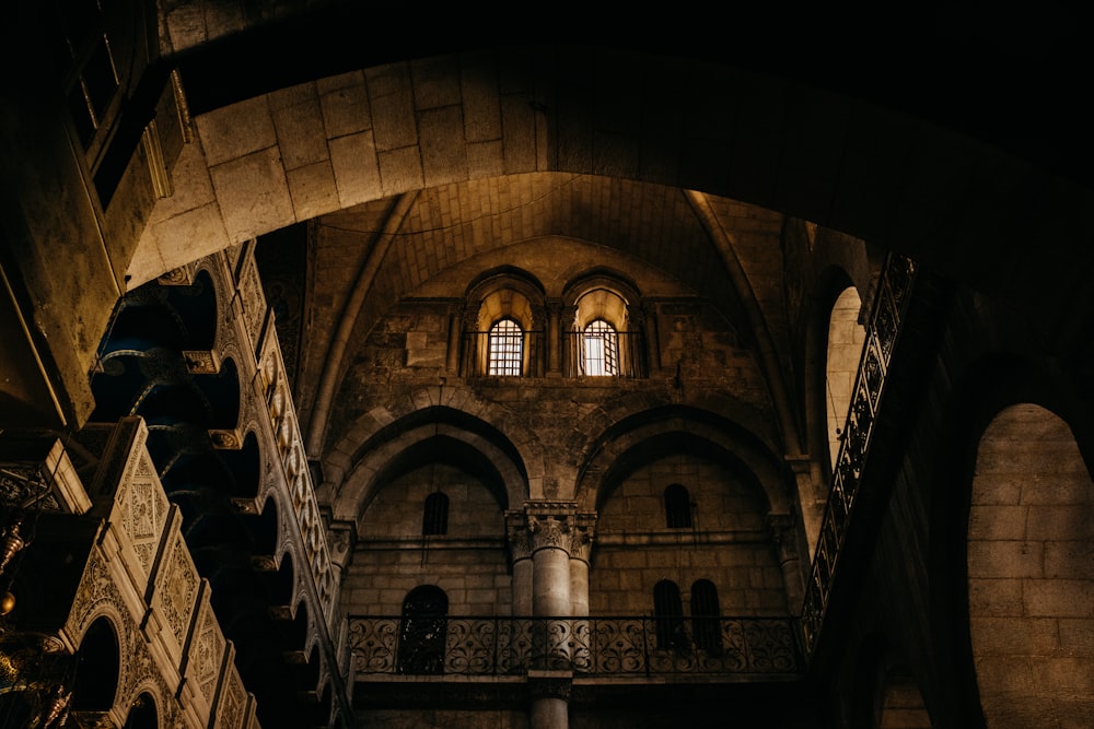 concrete building interior