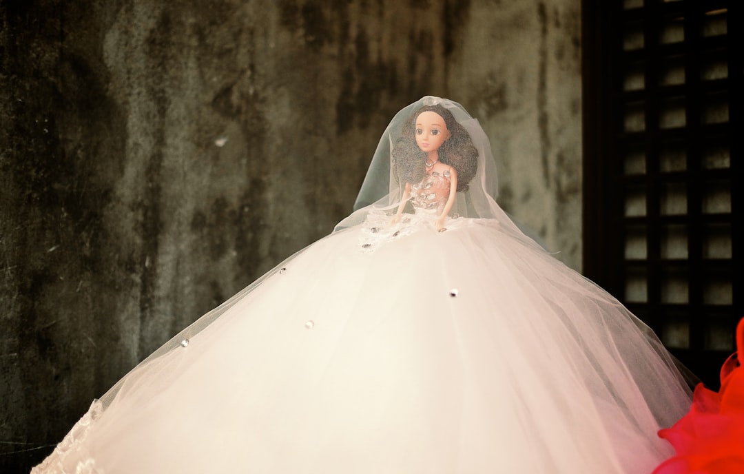 female doll in wedding dress