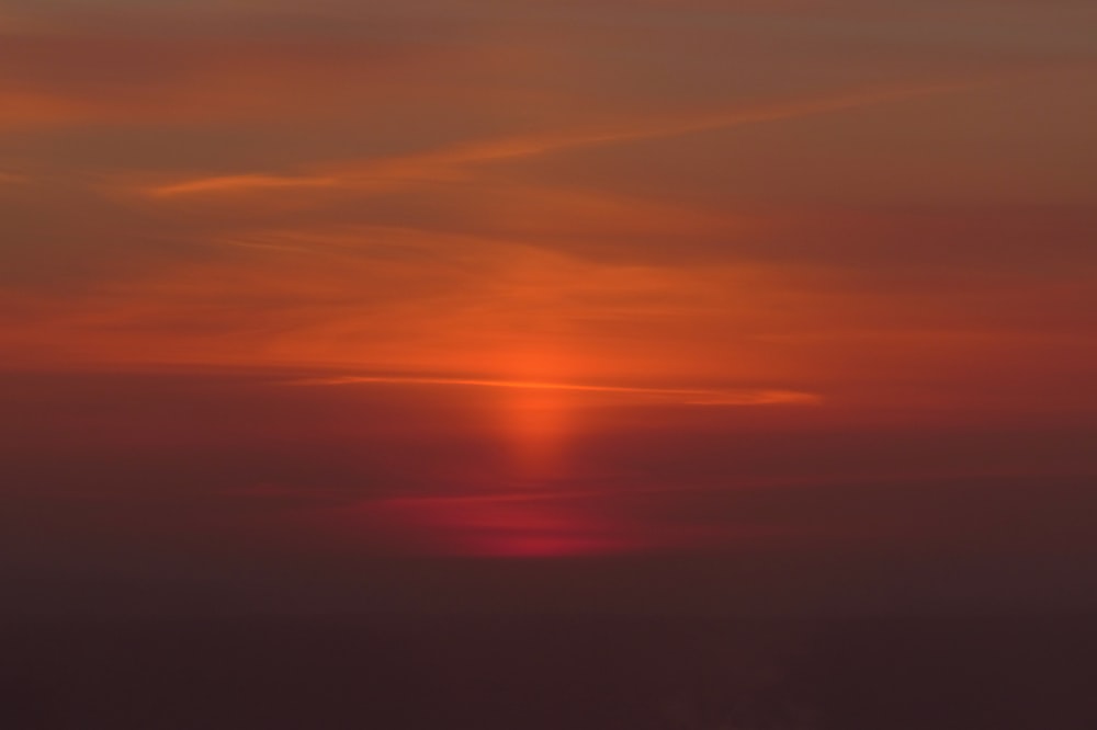 cielo durante il tramonto