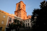 Historic architecture of Valencia bathed in warm sunset light.