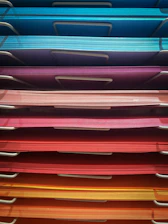pile of assorted-color papers