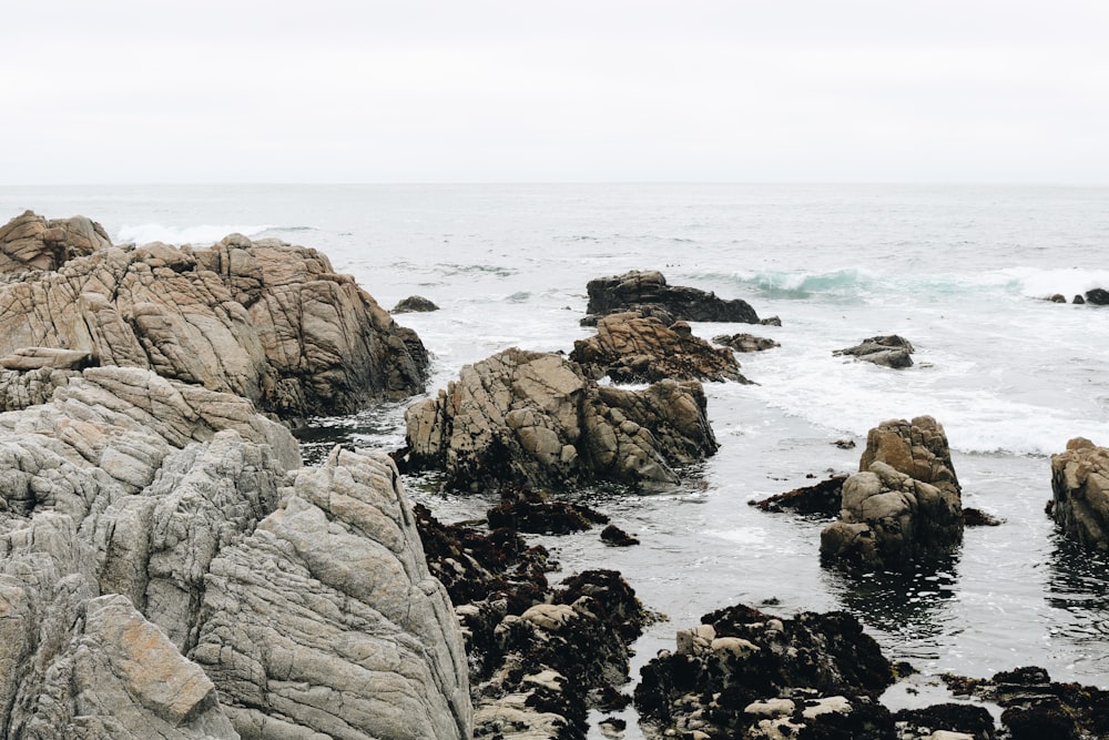 brown rock formation