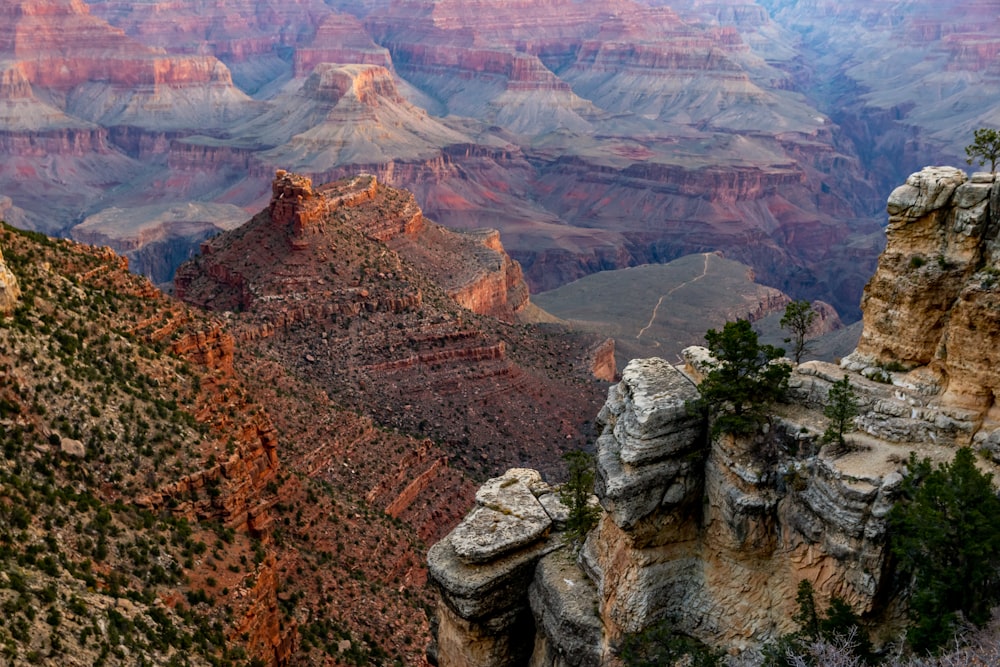 brown rock formations