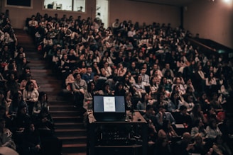 people sitting inside room