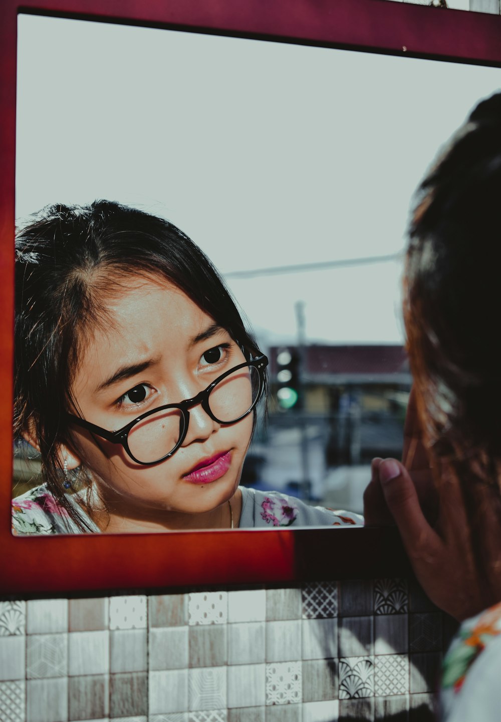 women's black framed eyeglasses