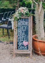 brown and green wooden board