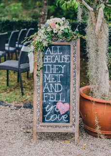brown and green wooden board