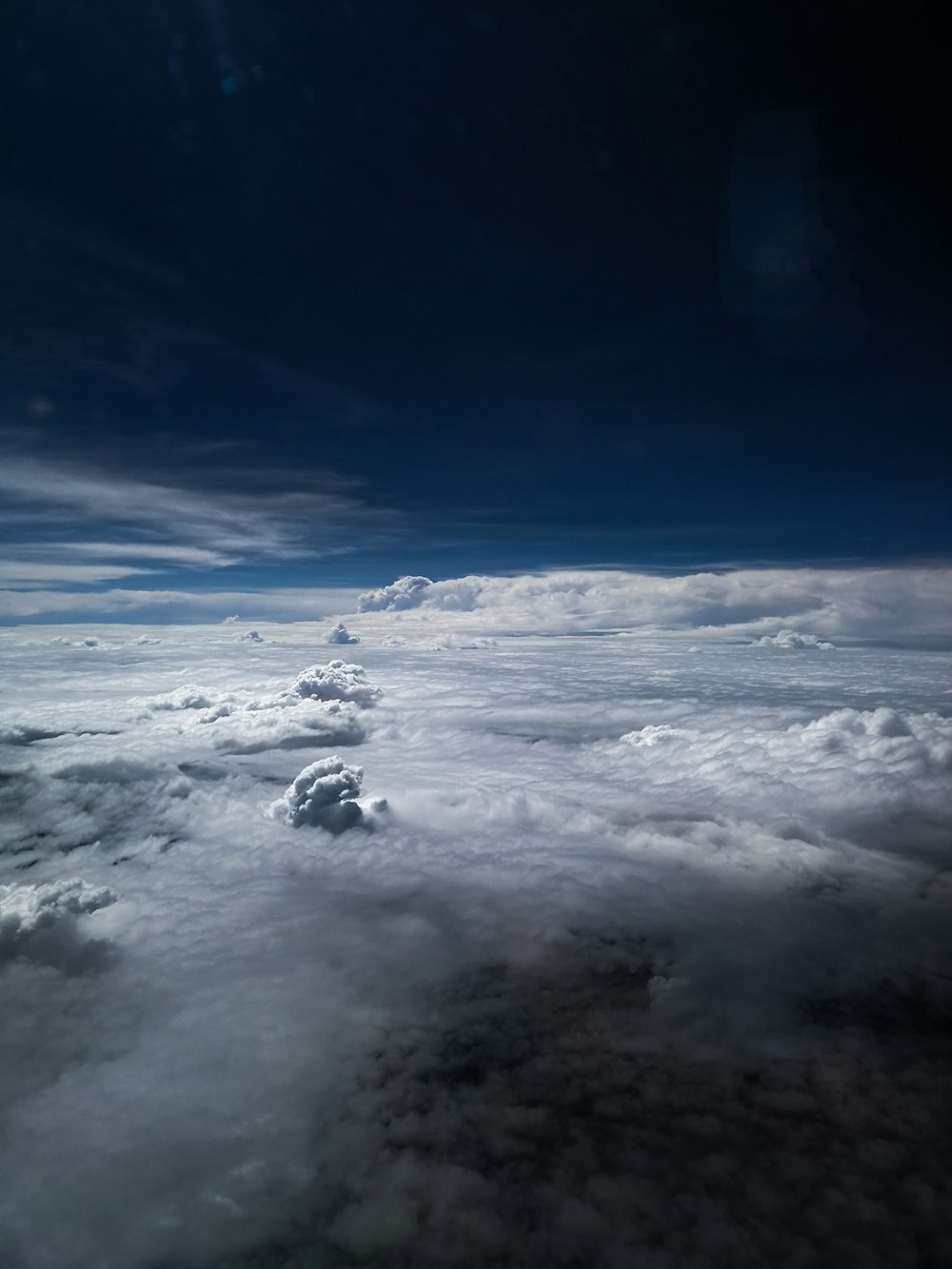 aerial photography of sea of clouds