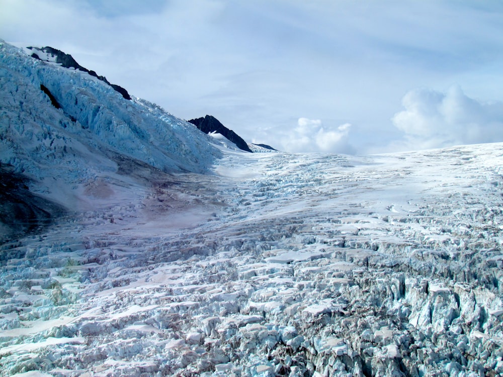 snowfield during daytime