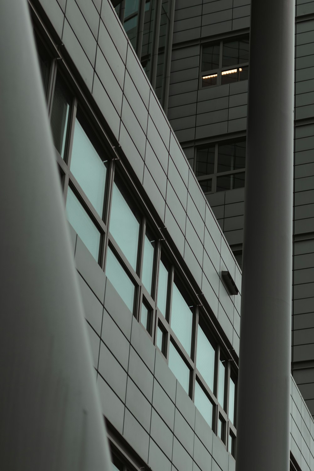 a tall building with a clock on the side of it