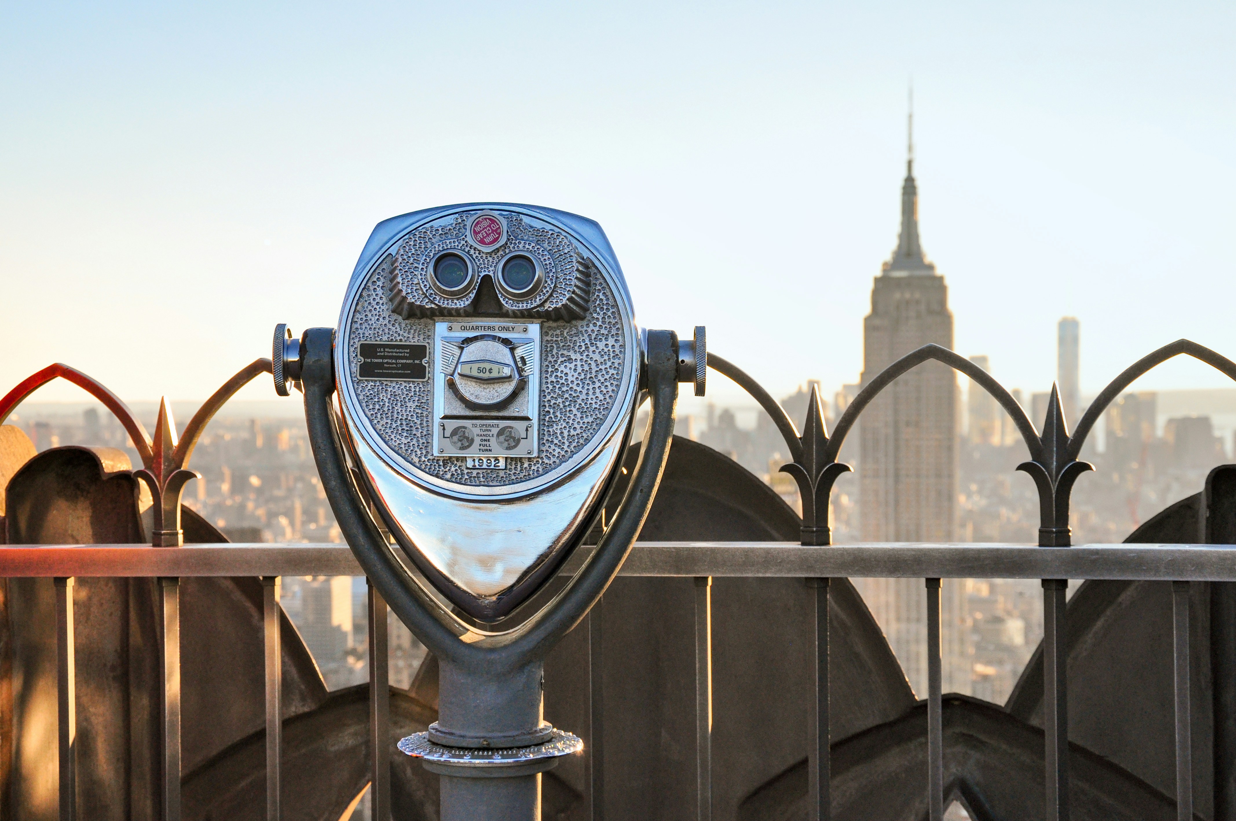 black and grey telescope