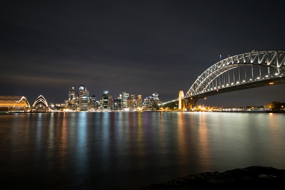 panoramic photography of Sydney Harbor