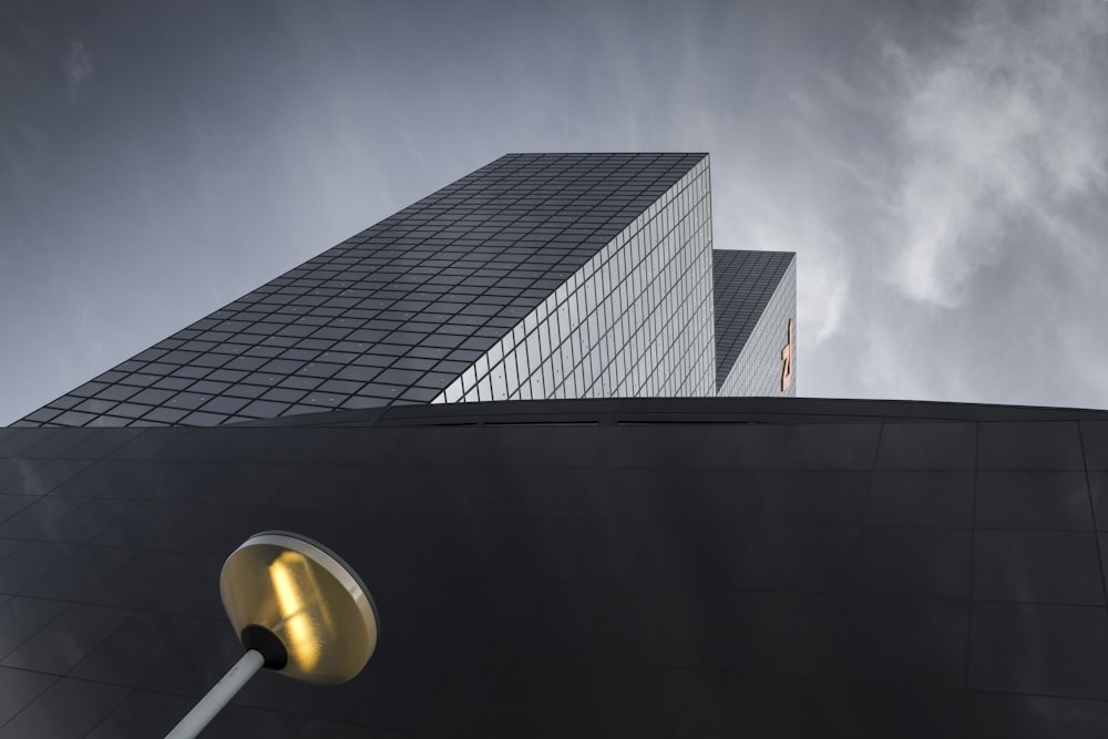 low angle photography of highrise building