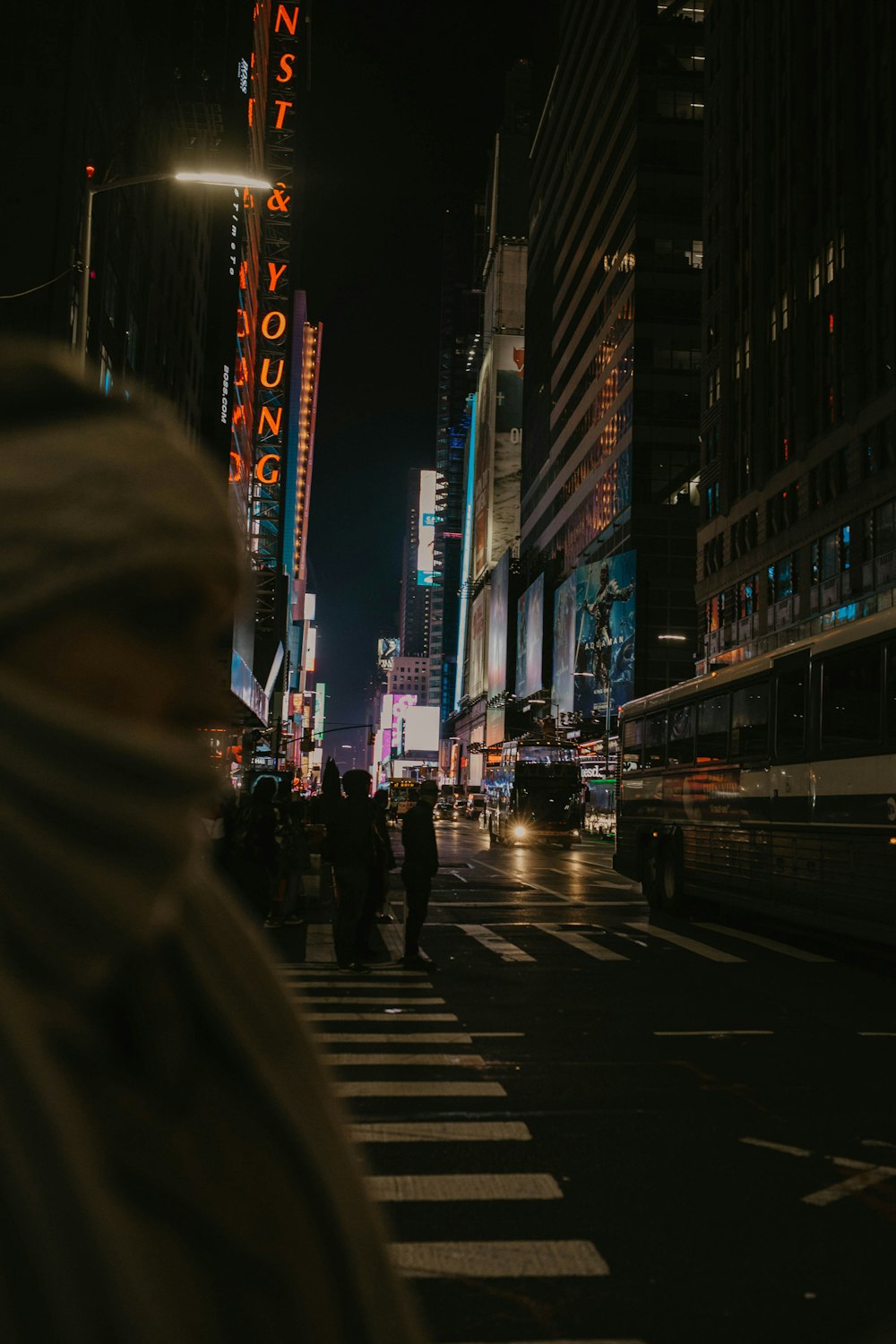 woman walking on the street