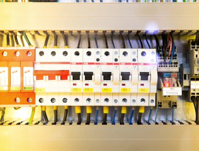 multicolored electronic part