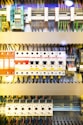 multicolored electronic part