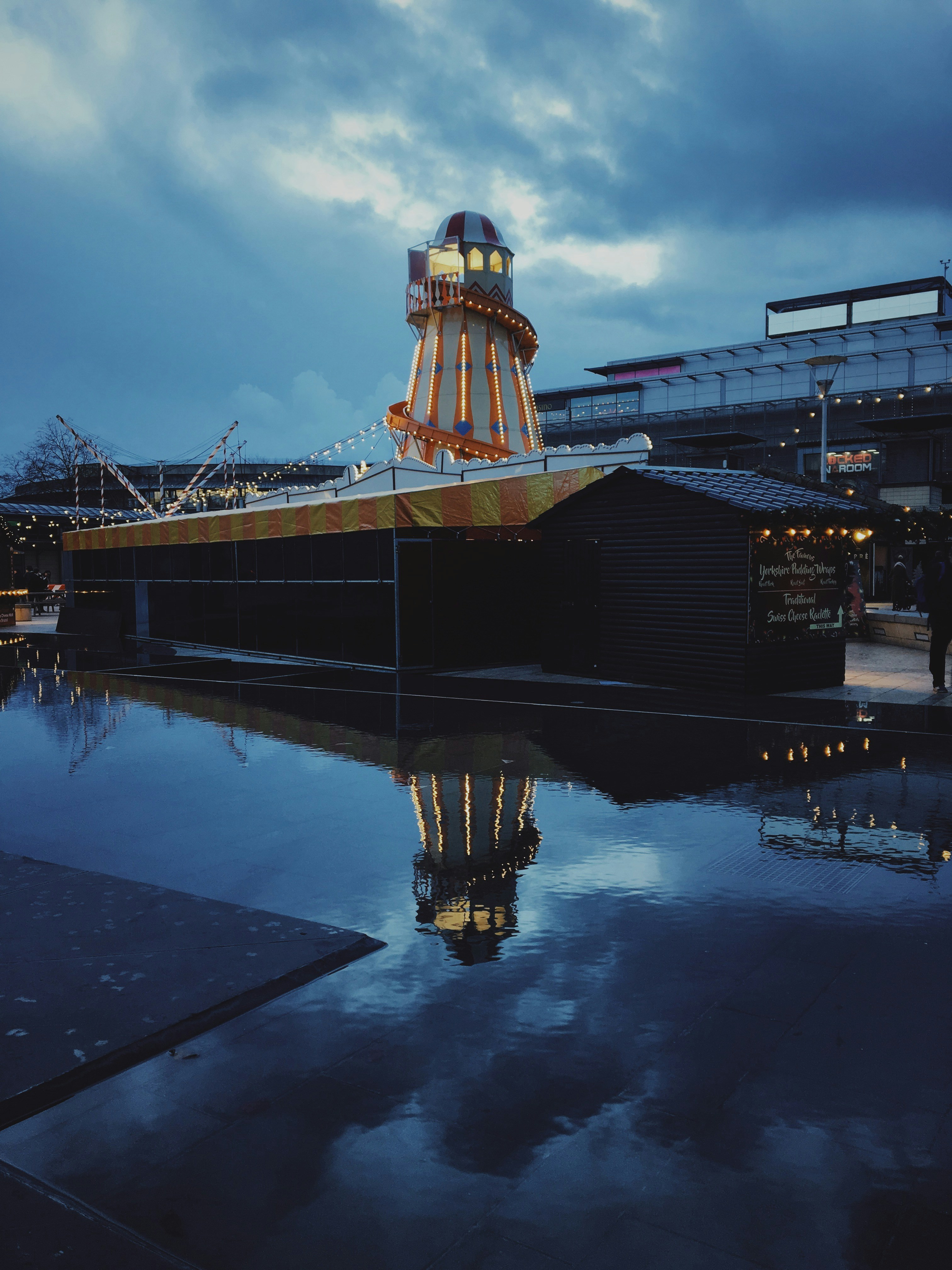 white and red lighthouse