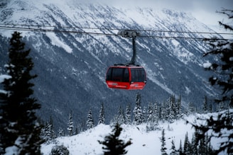 red cable car