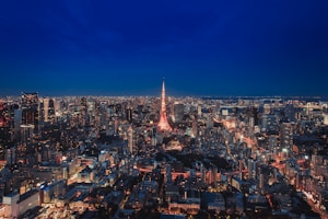 city during nighttime