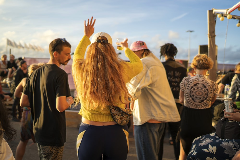 group of people standing during daytime