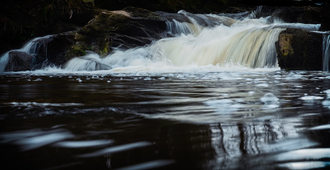flowing water time lapse photo
