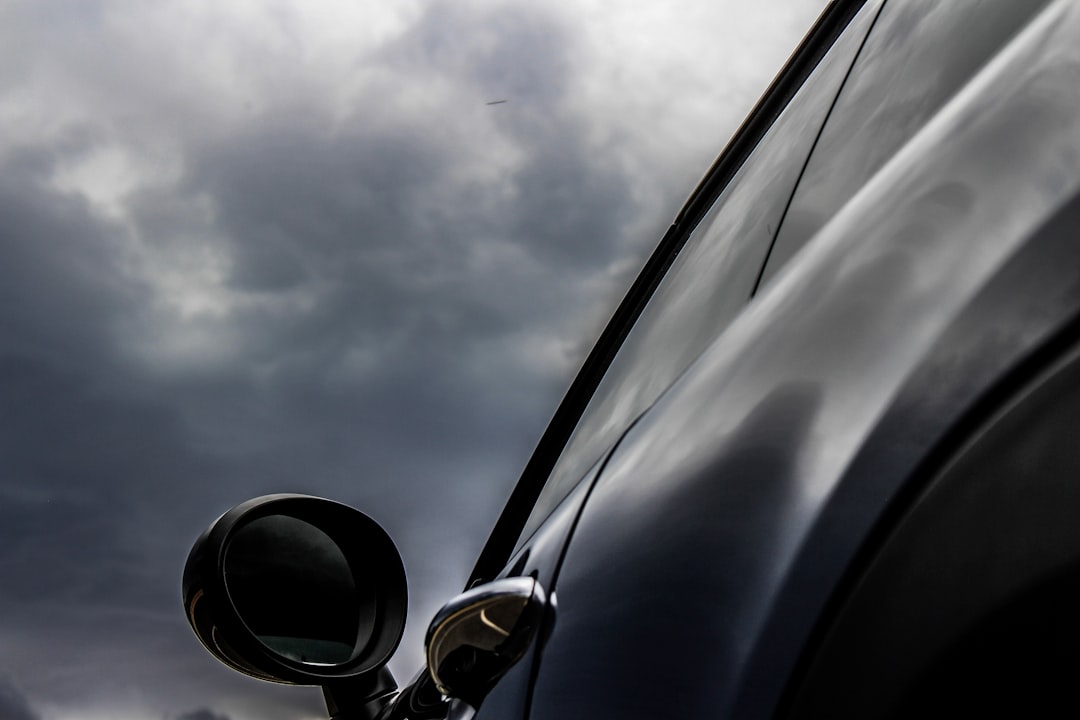 close-up photography of vehicle