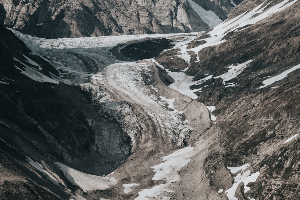 snowcapped mountains